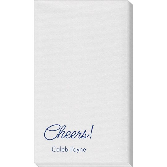 Sweet Cheers Linen Like Guest Towels
